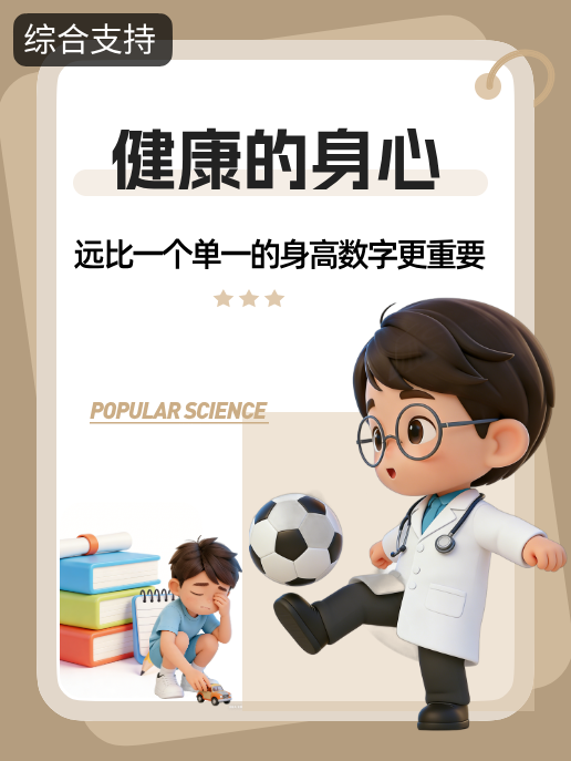 健康的身心,远比一个单一的身高数字更重要