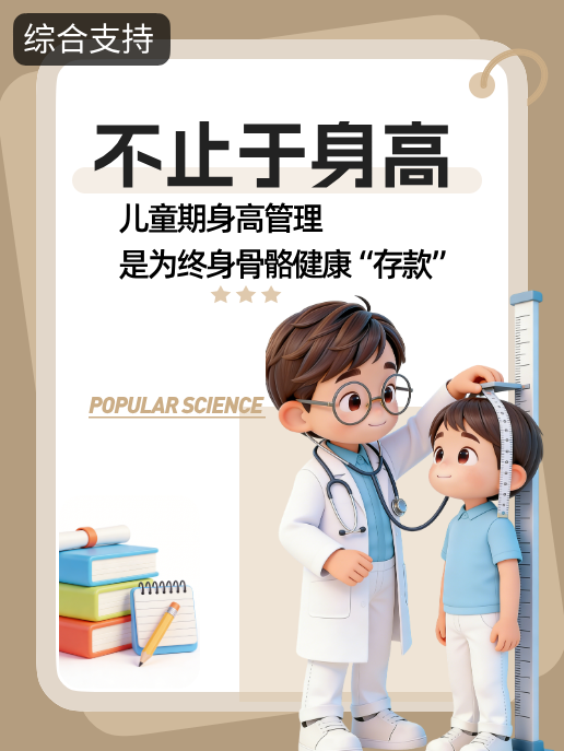 不止于身高:儿童期身高管理是为终身骨骼健康“存款”