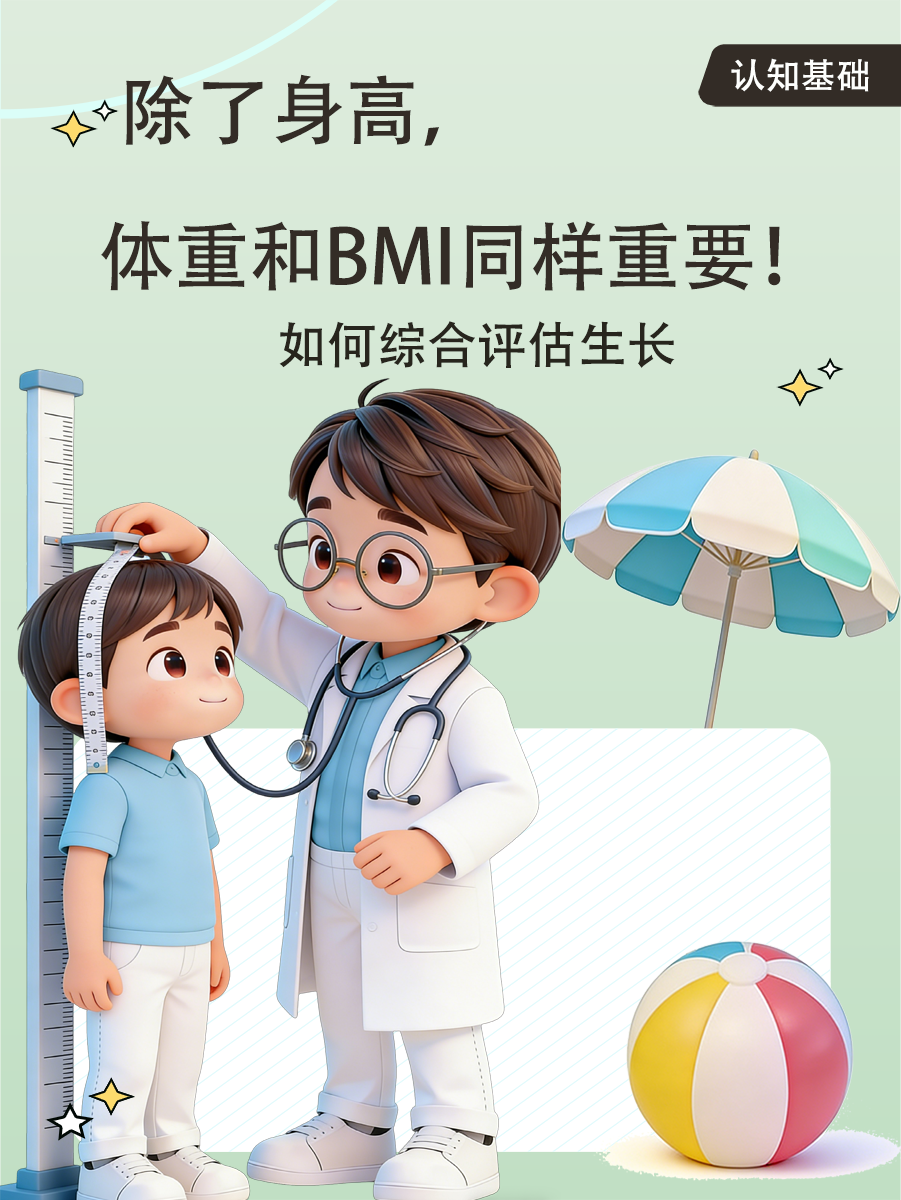 除了身高,体重和BMI同样重要!如何综合评估生长