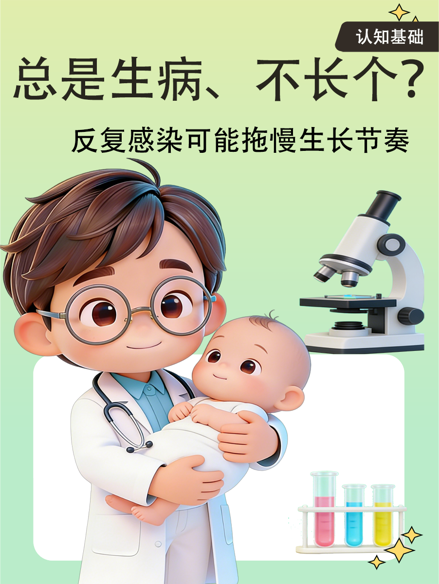 总是生病、不长个?反复感染可能拖慢生长节奏