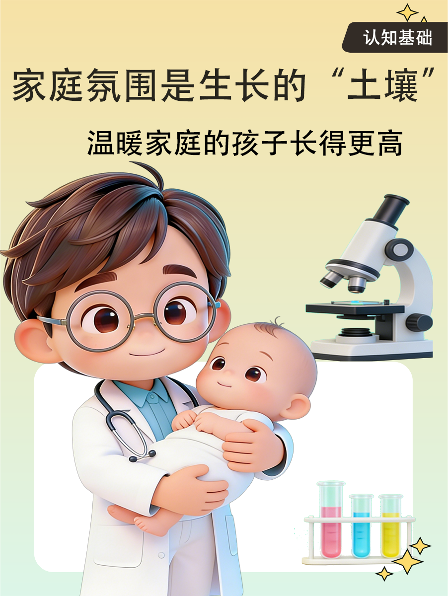 家庭氛围是生长的“土壤”：温暖家庭的孩子长得更高