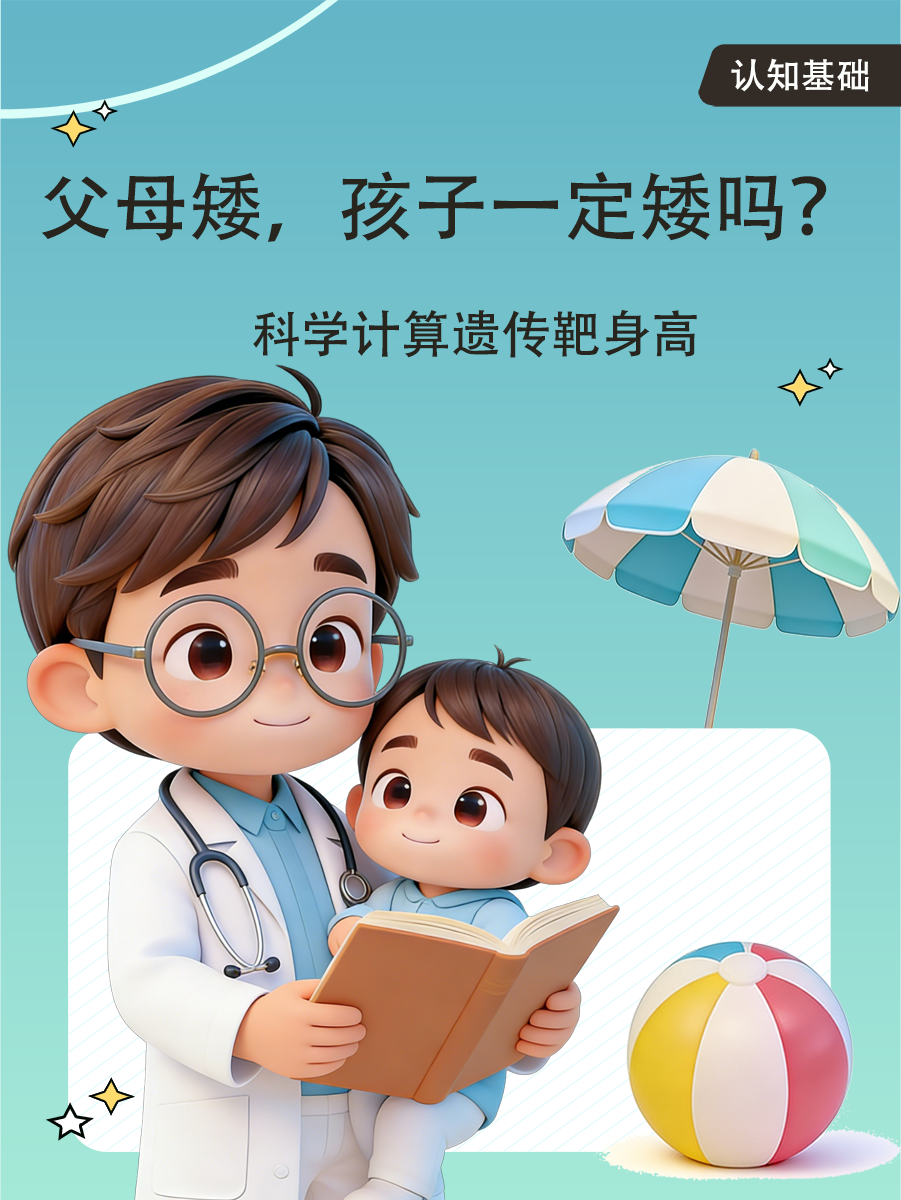父母矮，孩子一定矮吗？科学计算遗传靶身高