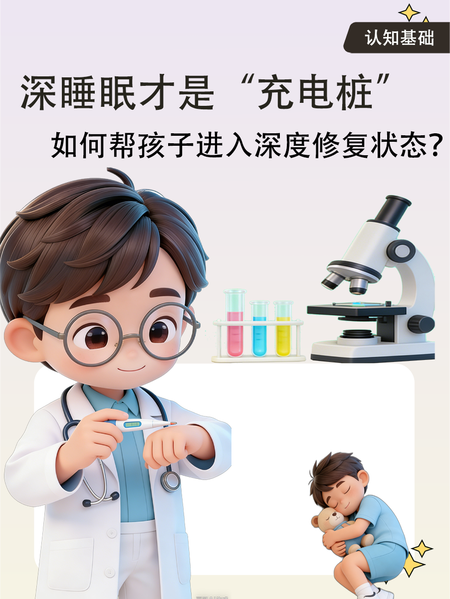 深睡眠才是“充电桩”：如何帮孩子进入深度修复状态？