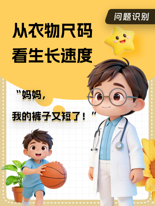 从衣物尺码看生长速度