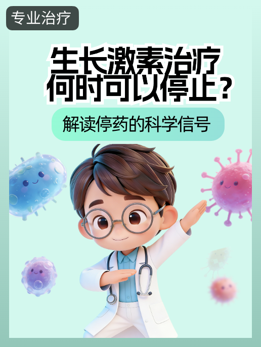 生长激素治疗何时可以停止?