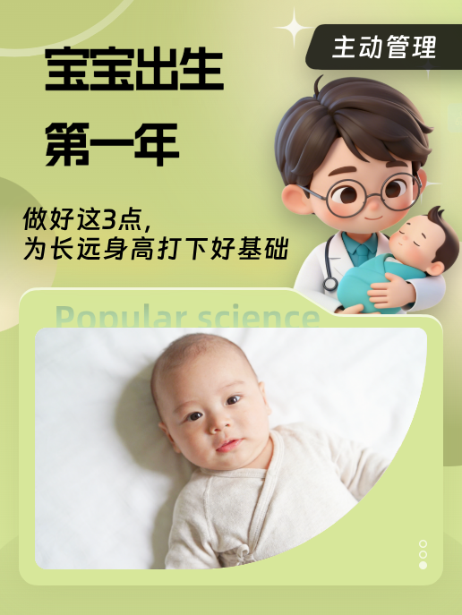 宝宝出生第一年,做好这3点