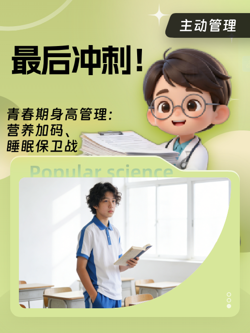 最后冲刺!青春期身高管理