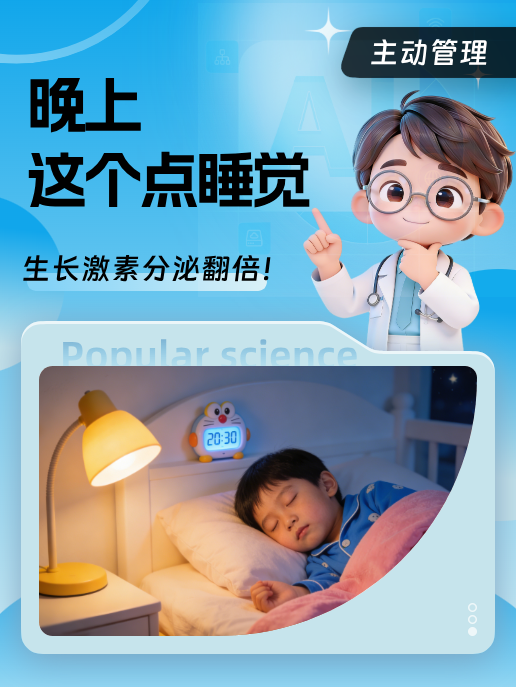 晚上这个点睡觉,生长激素分泌翻倍!