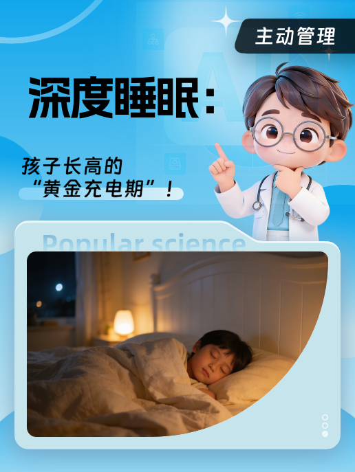 深度睡眠:孩子长高的“黄金充电期”