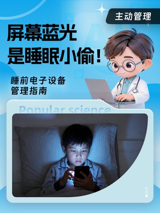 屏幕蓝光是睡眠小偷!睡前电子设备管理指南