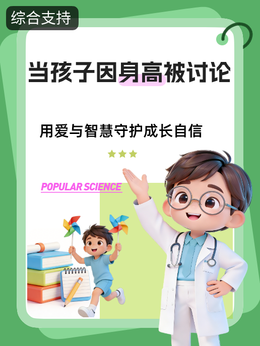 当孩子因身高被讨论:用爱与智慧守护成长自信