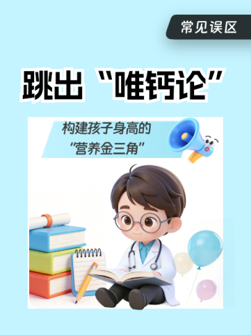  跳出“唯钙论”：构建孩子身高的“营养金三角”