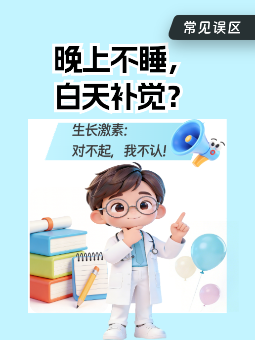 晚上不睡,白天补觉?