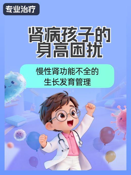肾病孩子的身高困扰——慢性肾功能不全的生长发育管理