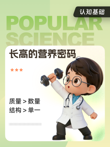 长高的营养密码:质量>数量,结构>单一