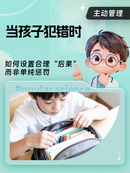当孩子犯错时