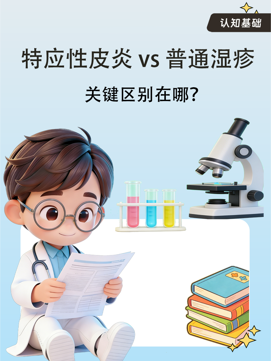 特应性皮炎 vs 普通湿疹:关键区别在哪?