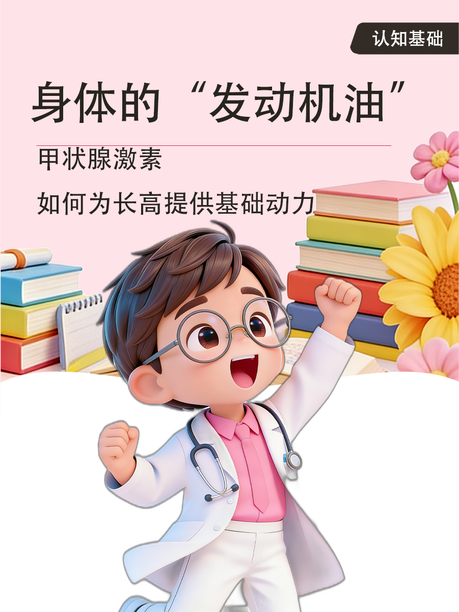 身体的“发动机油”:甲状腺激素如何为长高提供基础动力