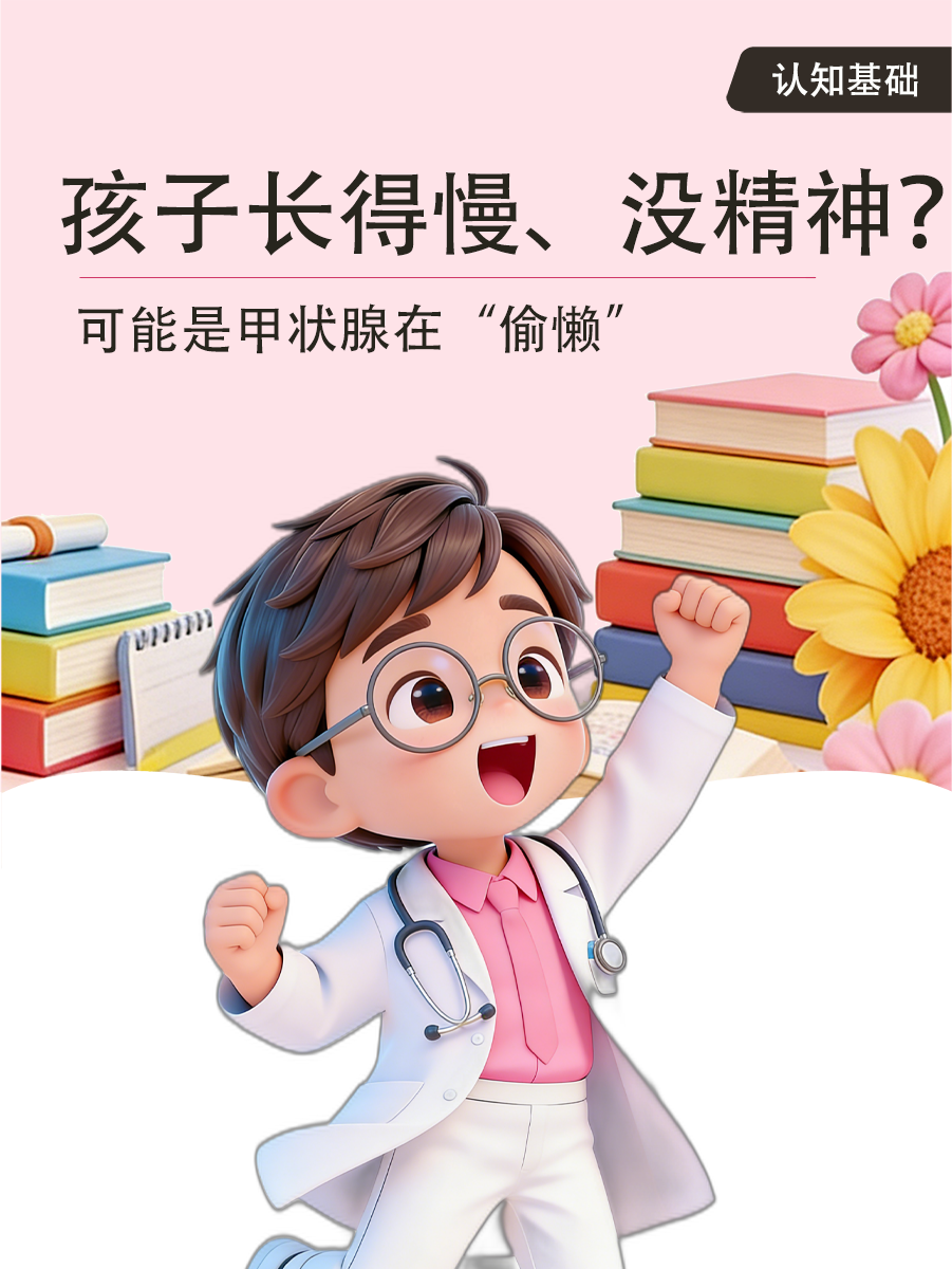 孩子长得慢、没精神？可能是甲状腺在“偷懒”