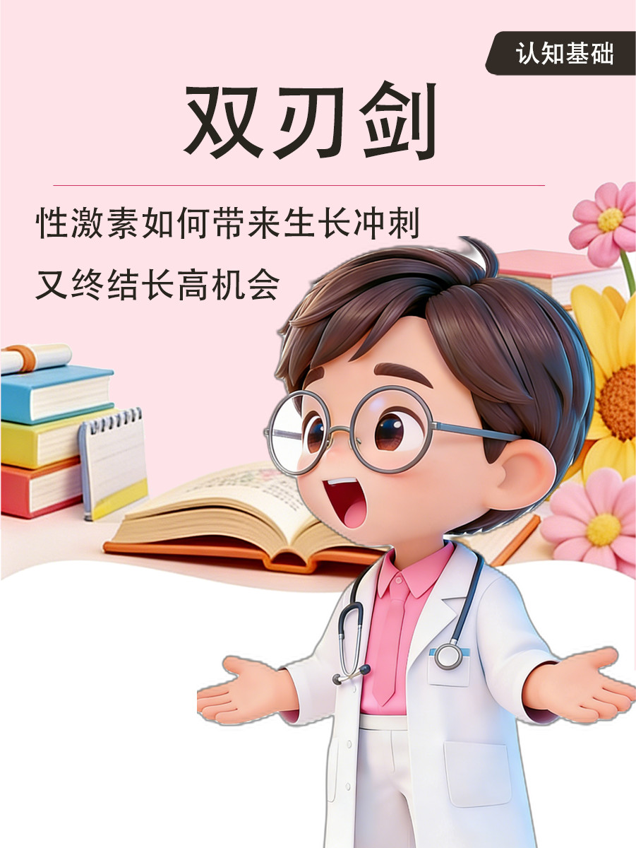 双刃剑：性激素如何带来生长冲刺，又终结长高机会