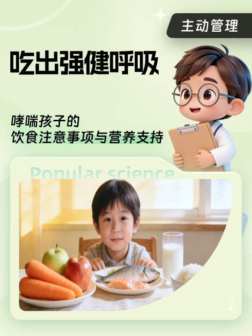 吃出强健呼吸:哮喘孩子的饮食注意事项与营养支持
