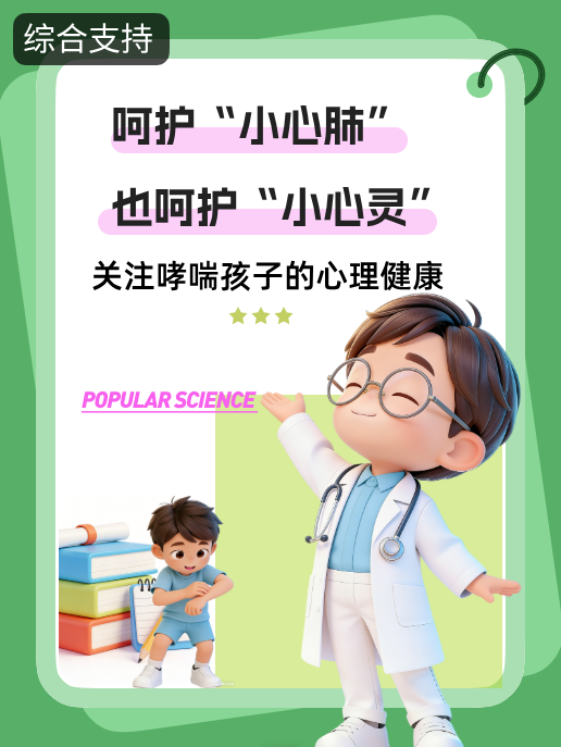 呵护“小心肺”也呵护“小心灵”