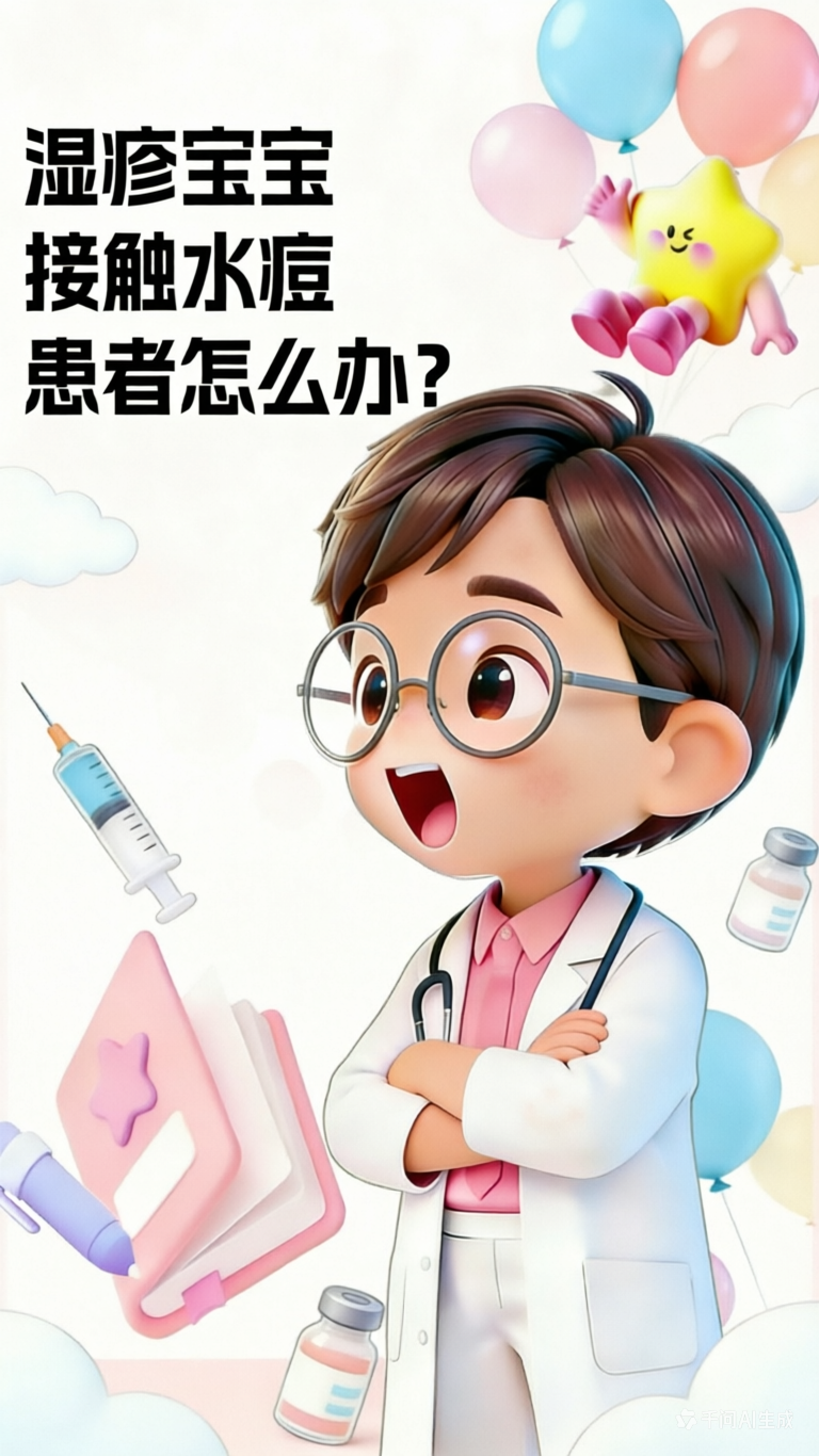 湿疹宝宝接触水痘患者怎么办?