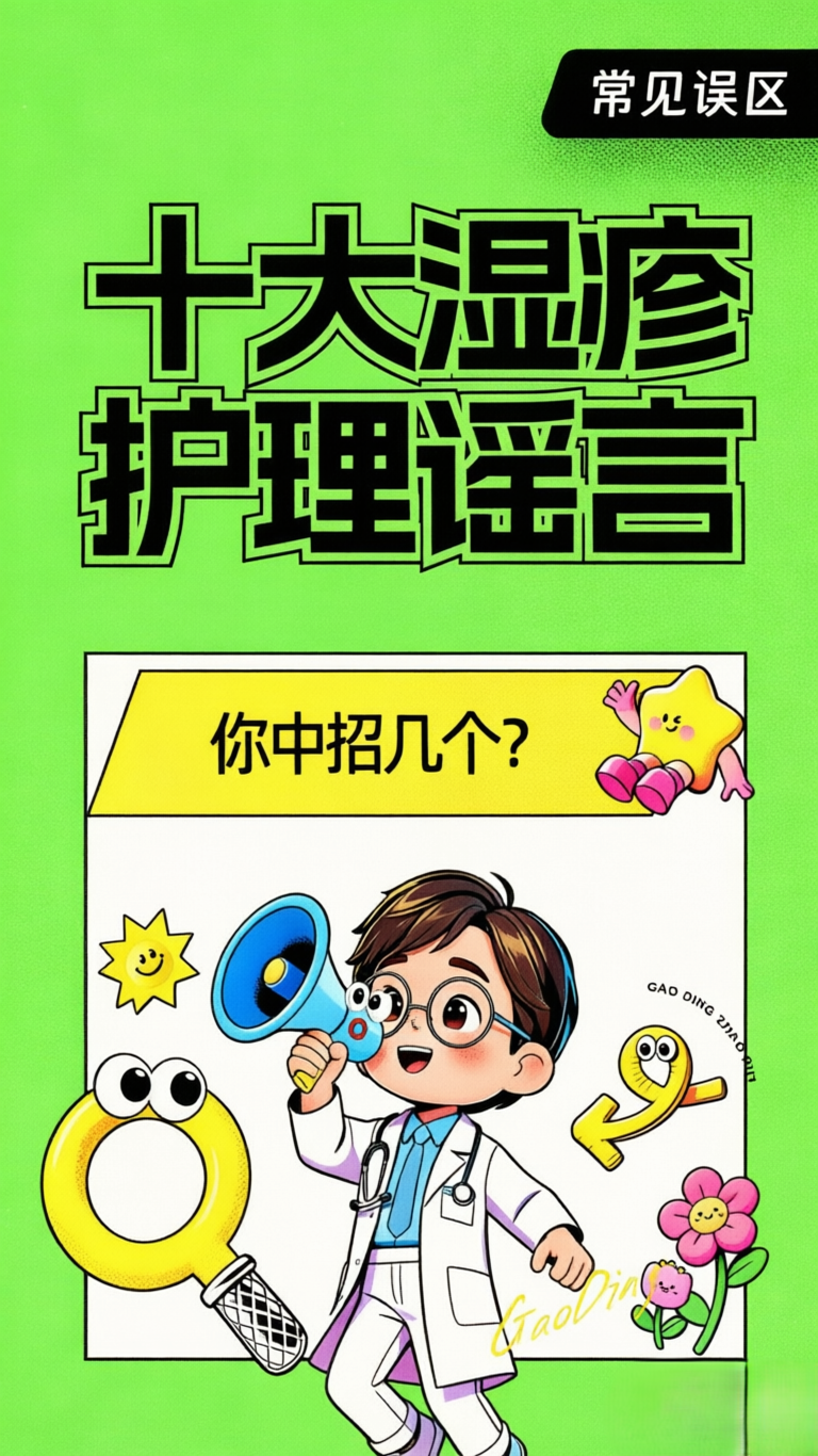 十大湿疹护理谣言,你中招几个?